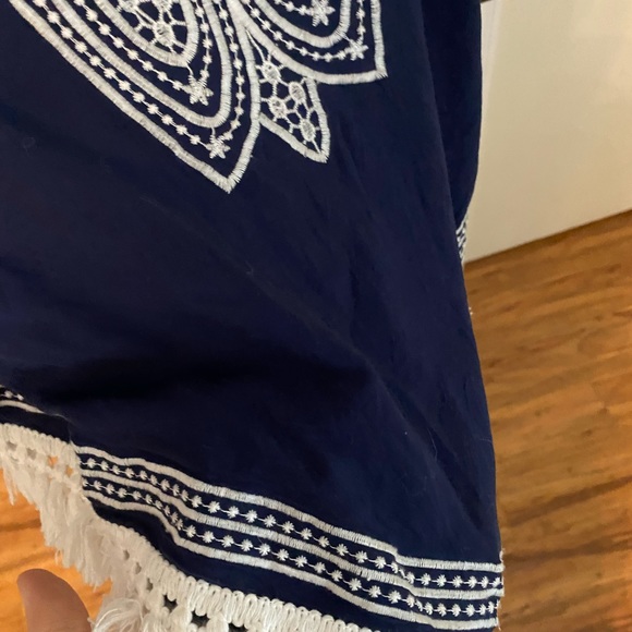 Navy handmade tunic - one size (fits small/med) - Picture 2 of 3